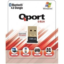QPORT BLUETOOTH V4.0 USB ADAPTOR (Q-BLU4)...